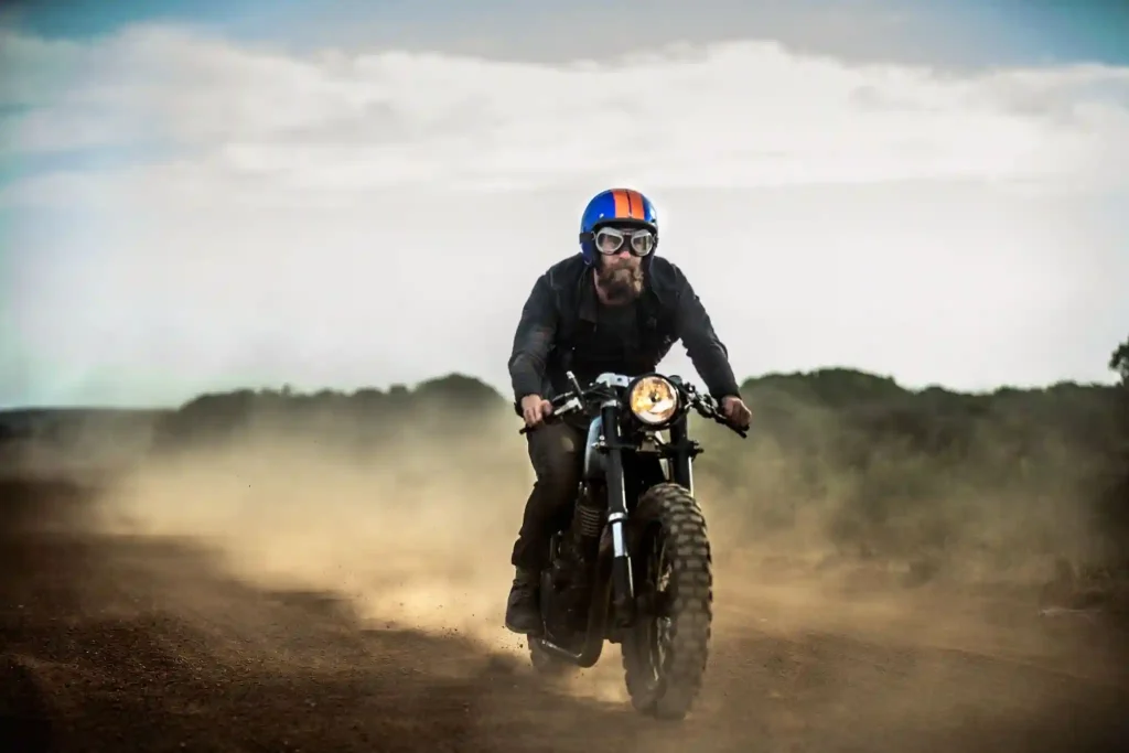 Why are motorcycles races considered a test of skill and endurance?